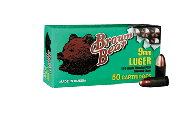 Buy Brown Bear 9mm 115gr FMJ Online