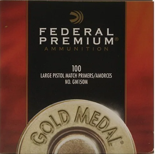 Buy Federal Premium Gold Medal Large Pistol Match Primers Online