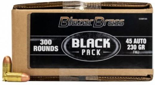 Buy Blazer Brass Black Pack .45ACP 230GR FMJ 300RD Online