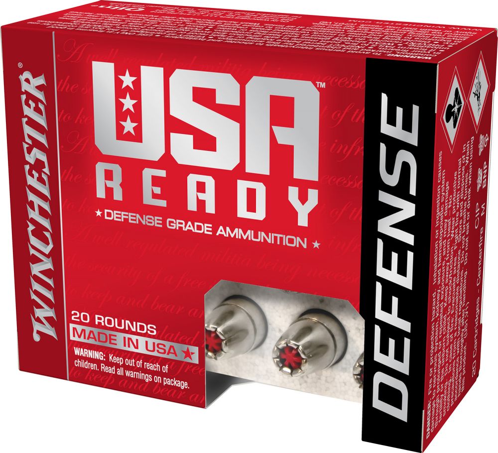 Buy Winchester Ammo RED45HP USA Ready 45 ACP 200 gr Hollow Point (HP) 20 Bx/10 Cs Online