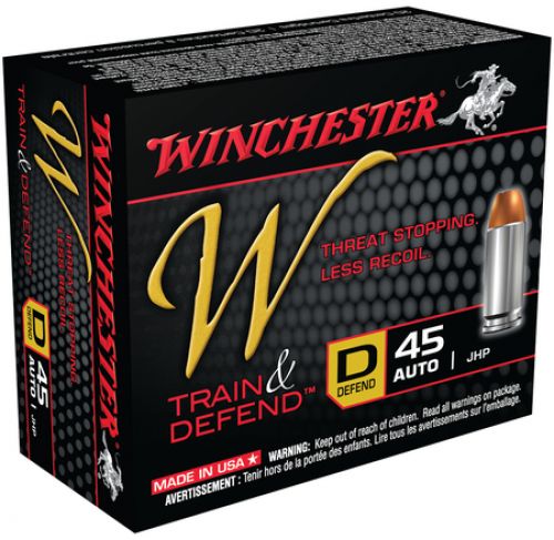 Buy Winchester WTD DEFEND .45 ACP 230GR HP 20/10 Online